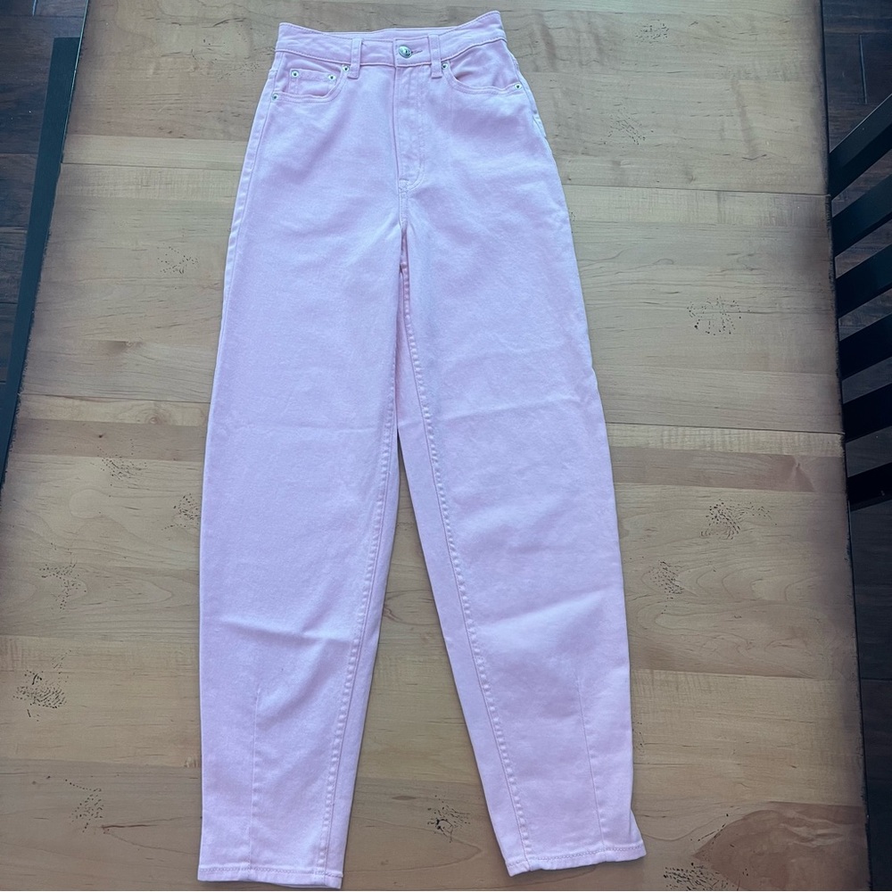 H&M Pink Straight Leg Jeans